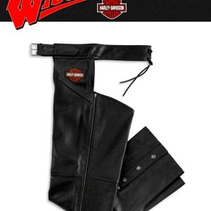 NWT Harley Davidson Leather Riding gear CHAPS
